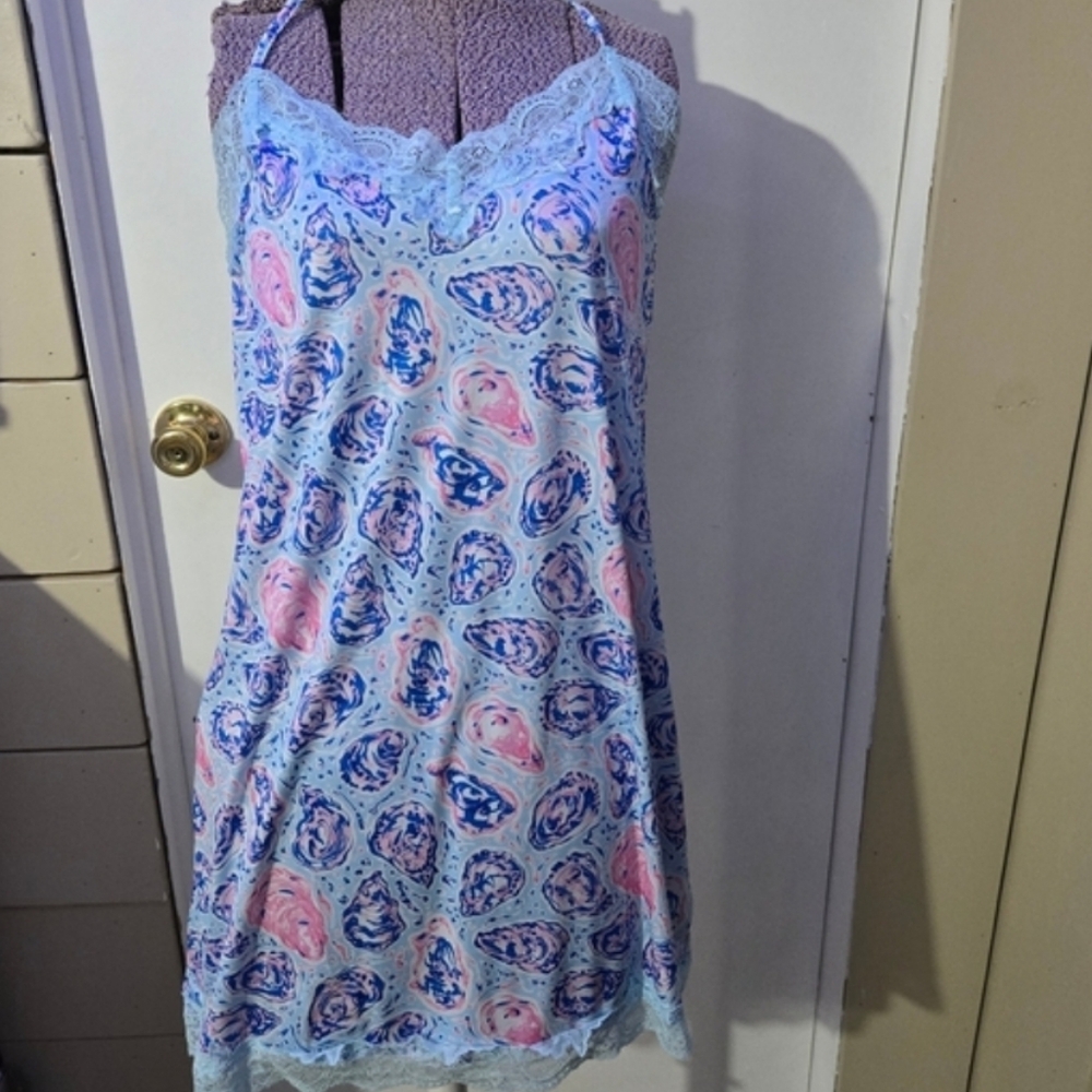New With Tag Simply Southern Oyster Sleeveless Nightgown Sleepwear Size Small